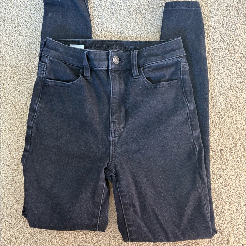 American Eagle Outfitters Women's black Skinny Jeans